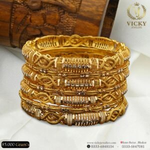 Gold Bangles Design BN003