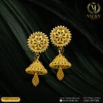 Gold Earring Design ER007