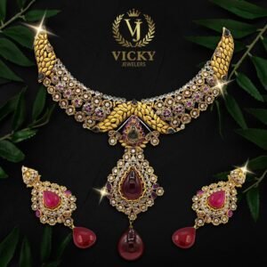 Gold Necklace Design NK004