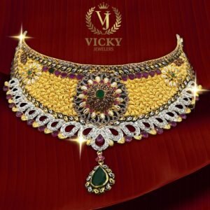 Gold Necklace Design NK007