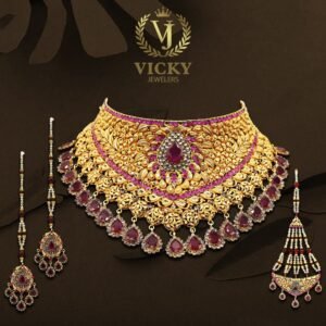 Gold Necklace Design NK010