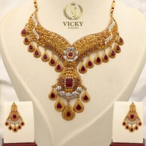 Gold Necklace Design NK014