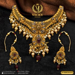 Gold Necklace Design NK020